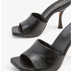 Square Toe Mid Heeled Sandals size 10 Womens express shoes sneaker pumps NWT